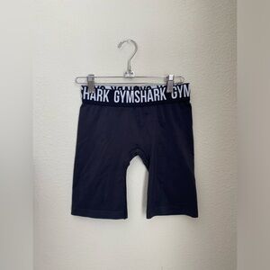 Gymshark Fit Seamless Athletic Pull On Cylcing Black Shorts, Size Small